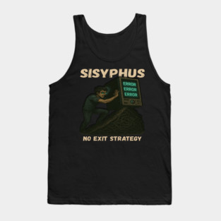 Sisyphus Coder – Endless Error Loop Tank Top