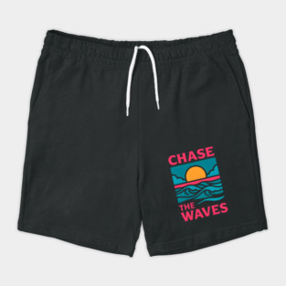 Chase the Waves – Retro Ocean Adventure Artwork Shorts
