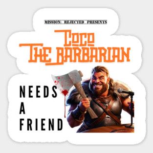 Coco The Barbarian Magnet