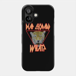 deaf leopard Phone Case