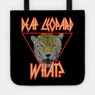 deaf leopard Tote