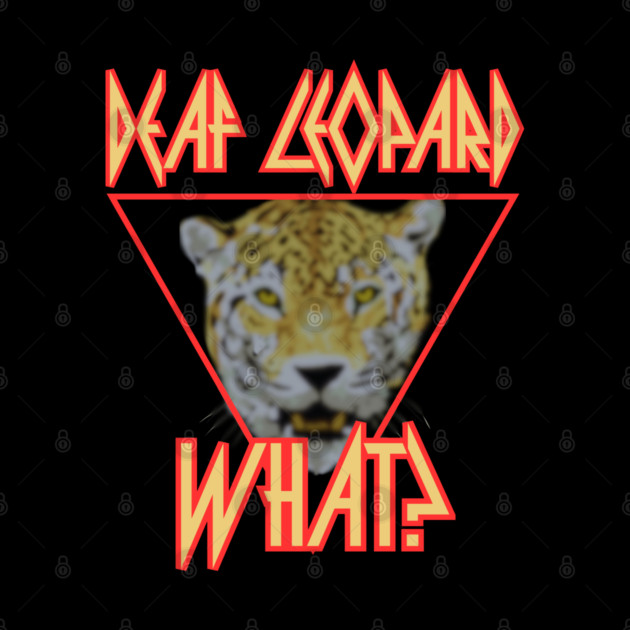 deaf leopard by Low Life Shirts