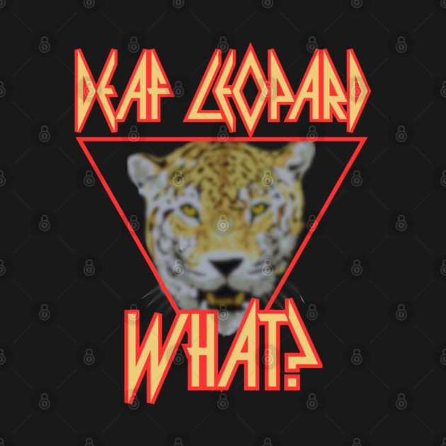 deaf leopard by Low Life Shirts