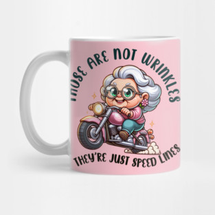 Those are not wrinkles, they're just speed lines Mug