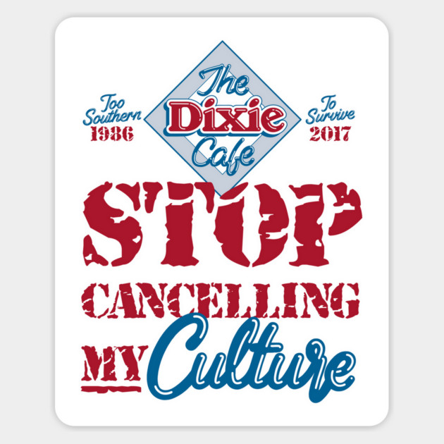I Miss Dixie Cafe Sticker by rt-shirts