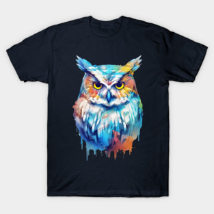 Owl Watercolor T-Shirt