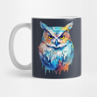 Owl Watercolor Mug