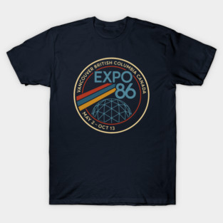 Retro Vancouver Canada Expo 86 Fair T-Shirt