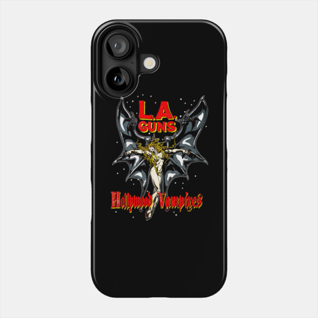 LA GUNS, the LA GUNS Phone Case by James Bates