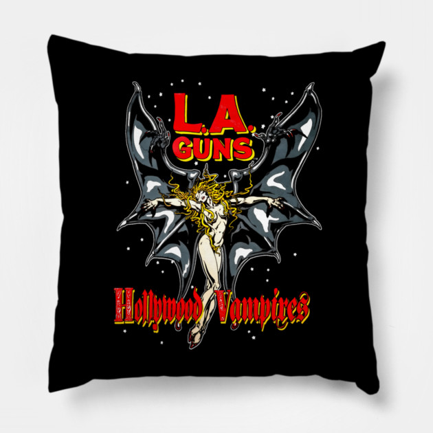 LA GUNS, the LA GUNS Pillow by James Bates