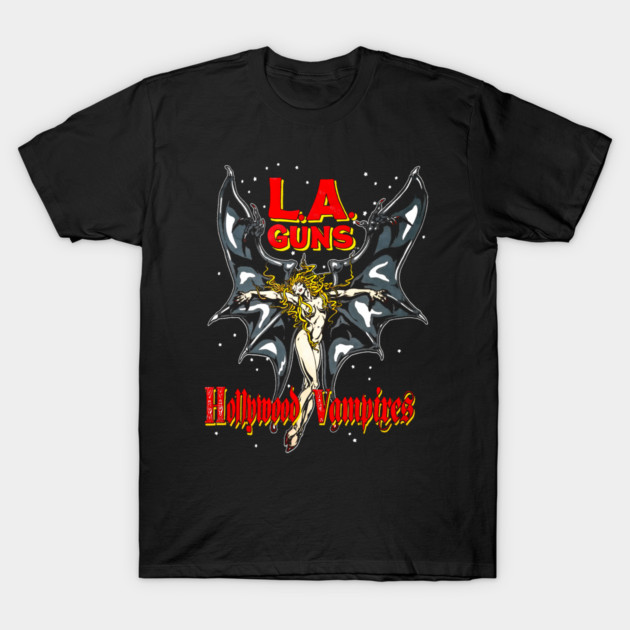 LA GUNS, the LA GUNS T-Shirt by James Bates