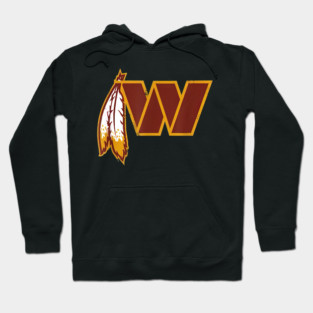Feather-washington-commanders - sultan desain #58 Hoodie