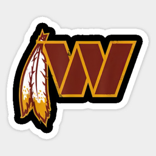 Feather-washington-commanders - sultan desain #58 Sticker