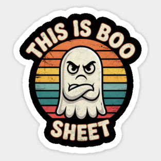 This Is Boo Sheet Funny Ghost Design Sticker