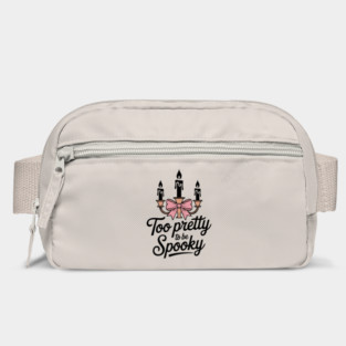 Too Pretty To Be Spooky Coquette Design Bag