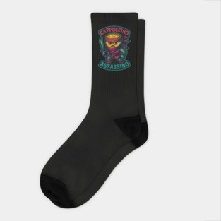 Cappuccino Assassino - Italian Brainrot Socks