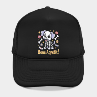 Charming Skeleton Pup Bone Appétit Dog Lover Hat
