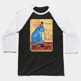 Tournee du Tigre Bleu - Derpy tiger Baseball T-Shirt