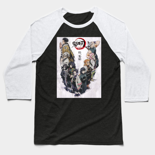Demon Slayer - Hashira United Baseball T-Shirt by Otaku Vibes