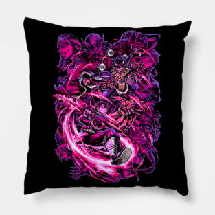 Demon Slayer - Tanjiro vs Upper Moon 4 Pillow