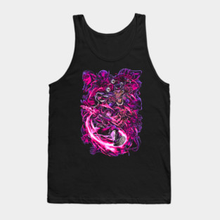 Demon Slayer - Tanjiro vs Upper Moon 4 Tank Top