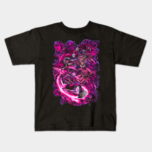 Demon Slayer - Tanjiro vs Upper Moon 4 Kids T-Shirt