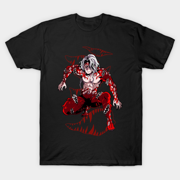 Demon Slayer Muzan Kibutsuji Form Rise T-Shirt by Otaku Vibes