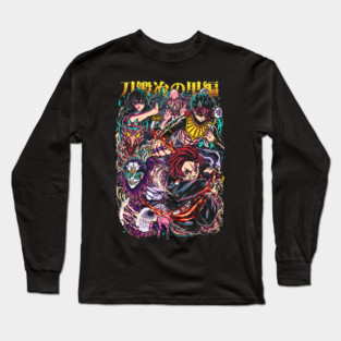 Demon Slayer Swordsmith Arc Clash Long Sleeve T-Shirt