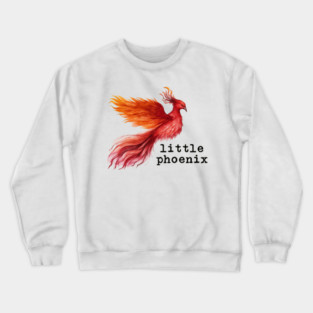 Little Phoenix Watercolor Crewneck Sweatshirt