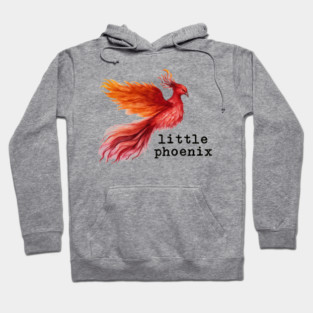 Little Phoenix Watercolor Hoodie