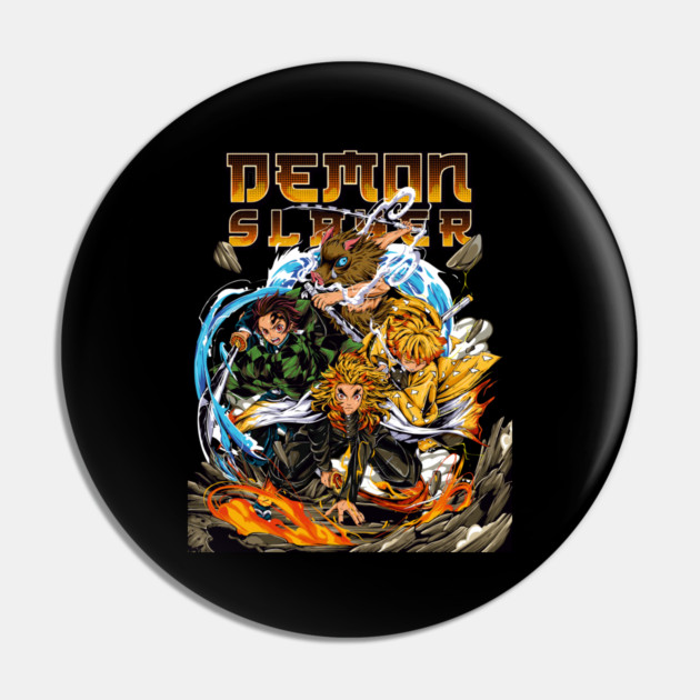 Mugen Train Arc - Kimetsu no Yaiba Art Pin by Otaku Vibes
