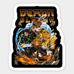 Mugen Train Arc - Kimetsu no Yaiba Art Magnet