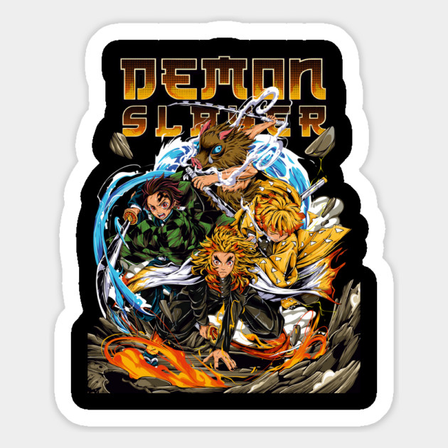 Mugen Train Arc - Kimetsu no Yaiba Art Magnet by Otaku Vibes