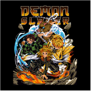 Mugen Train Arc - Kimetsu no Yaiba Art Posters and Art