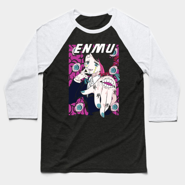 Demon Slayer - Enmu Dream Demon Baseball T-Shirt by Otaku Vibes