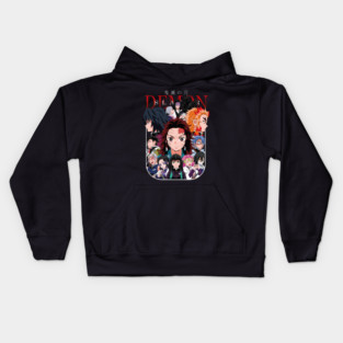 Tanjiro and the Hashira - Demon Slayer Kids Hoodie