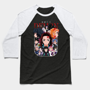 Tanjiro and the Hashira - Demon Slayer Baseball T-Shirt