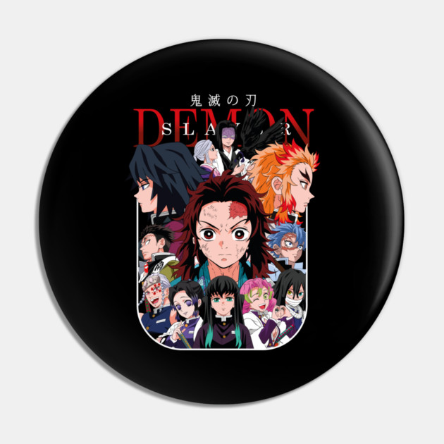 Tanjiro and the Hashira - Demon Slayer Pin by Otaku Vibes