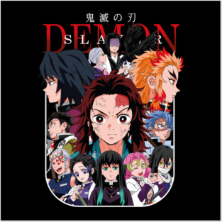 Tanjiro and the Hashira - Demon Slayer Posters and Art