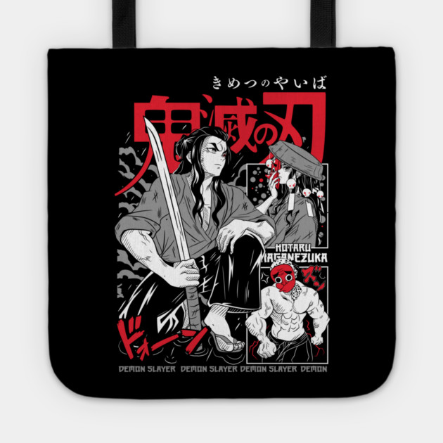 Demon Slayer - Hotaru Manga Style Tote by Otaku Vibes