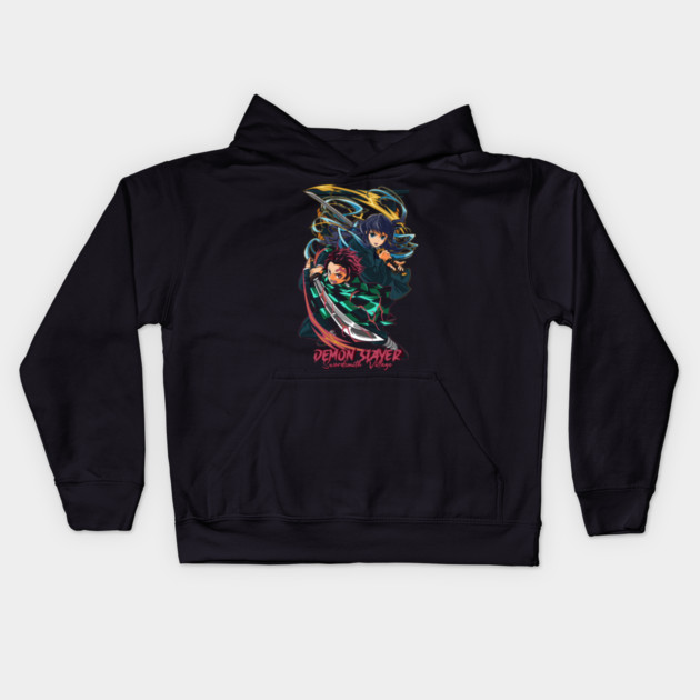 Tanjiro and Tokito Swordsmith Village - Demon Slayer Kids Hoodie by Otaku Vibes