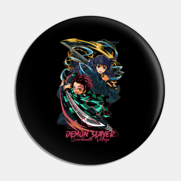 Tanjiro and Tokito Swordsmith Village - Demon Slayer Pin by Otaku Vibes
