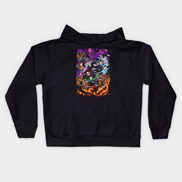Demon Slayer Swordsmith Arc Art Kids Hoodie by Otaku Vibes