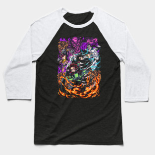 Demon Slayer Swordsmith Arc Art Baseball T-Shirt