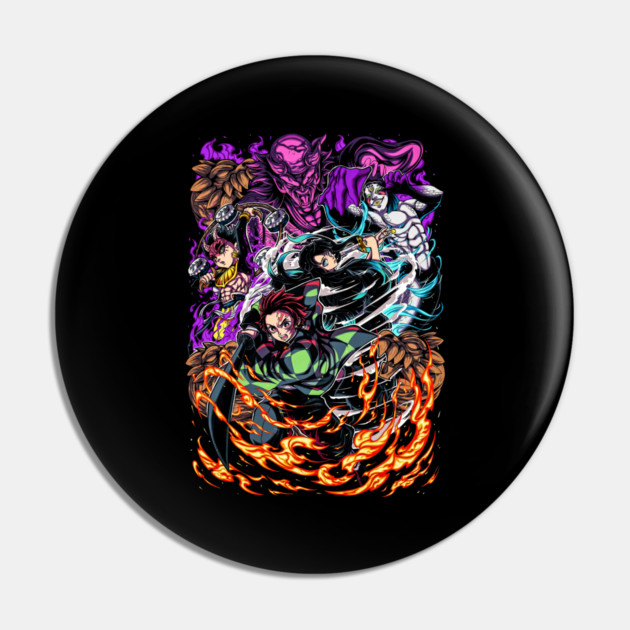 Demon Slayer Swordsmith Arc Art Pin by Otaku Vibes