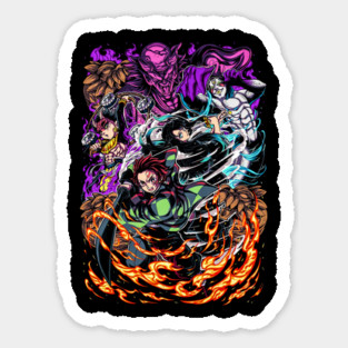 Demon Slayer Swordsmith Arc Art Magnet