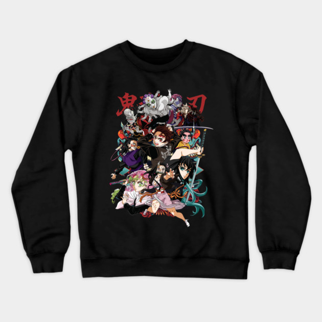 Demon Slayer Rise of the Slayers Crewneck Sweatshirt by Otaku Vibes