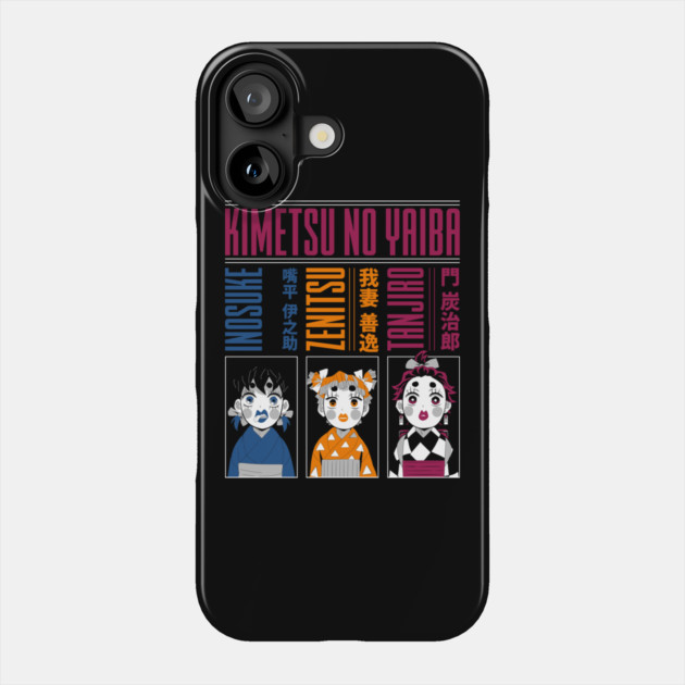 Demon Slayer Geishas Trio Phone Case by Otaku Vibes