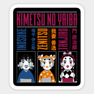 Demon Slayer Geishas Trio Magnet