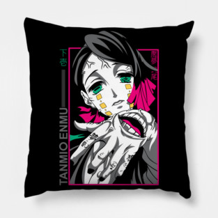 Demon Slayer Enmu Neon Frame Pillow